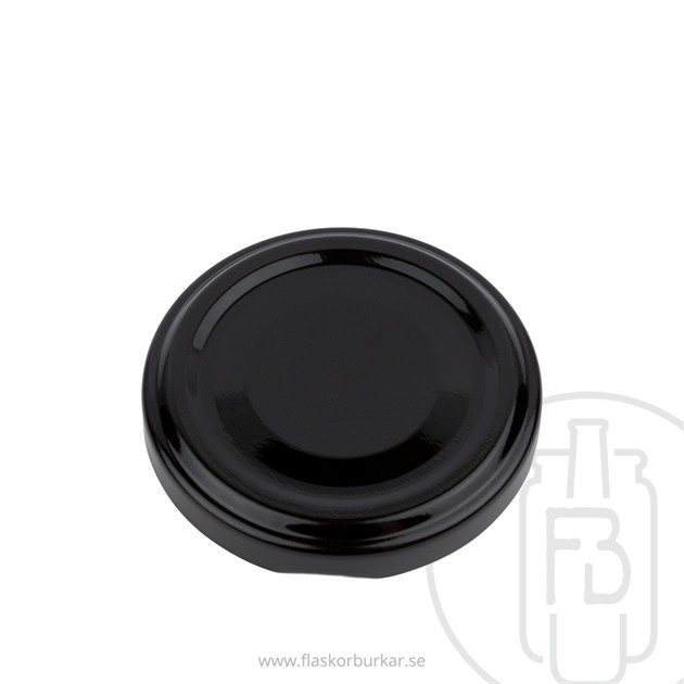 Twist off lid, 53mm, Black